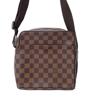 Louis Vuitton Damier Ebene Brown Olaf Shoulder Bag